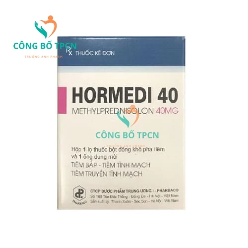 Hormedi 40 Pharbaco - Thuốc chống viêm và ức chế miễn dịch hiệu quả